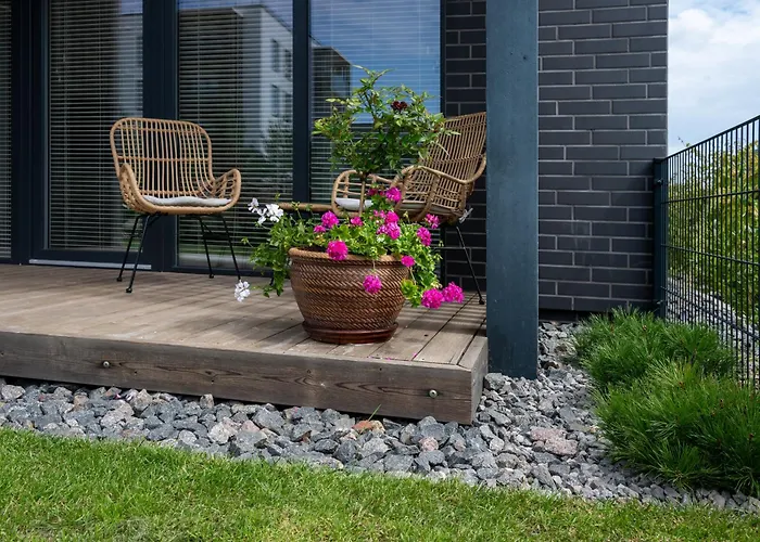 D33 Vilnius - Brand New Luxury Apartment With Terrace, Garden, Ac And Parking