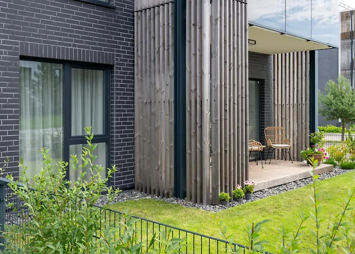 D33 Vilnius - Brand New Luxury Apartment With Terrace, Garden, Ac And Parking